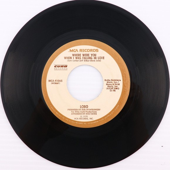 Lobo, Where Were You When I Was Falling In Love/ I Don't 45 rpm 7" Single Record - Picture 2 of 7